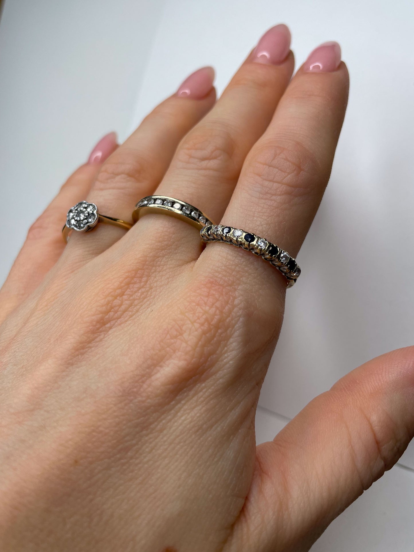 Diamond Daisy Set Ring