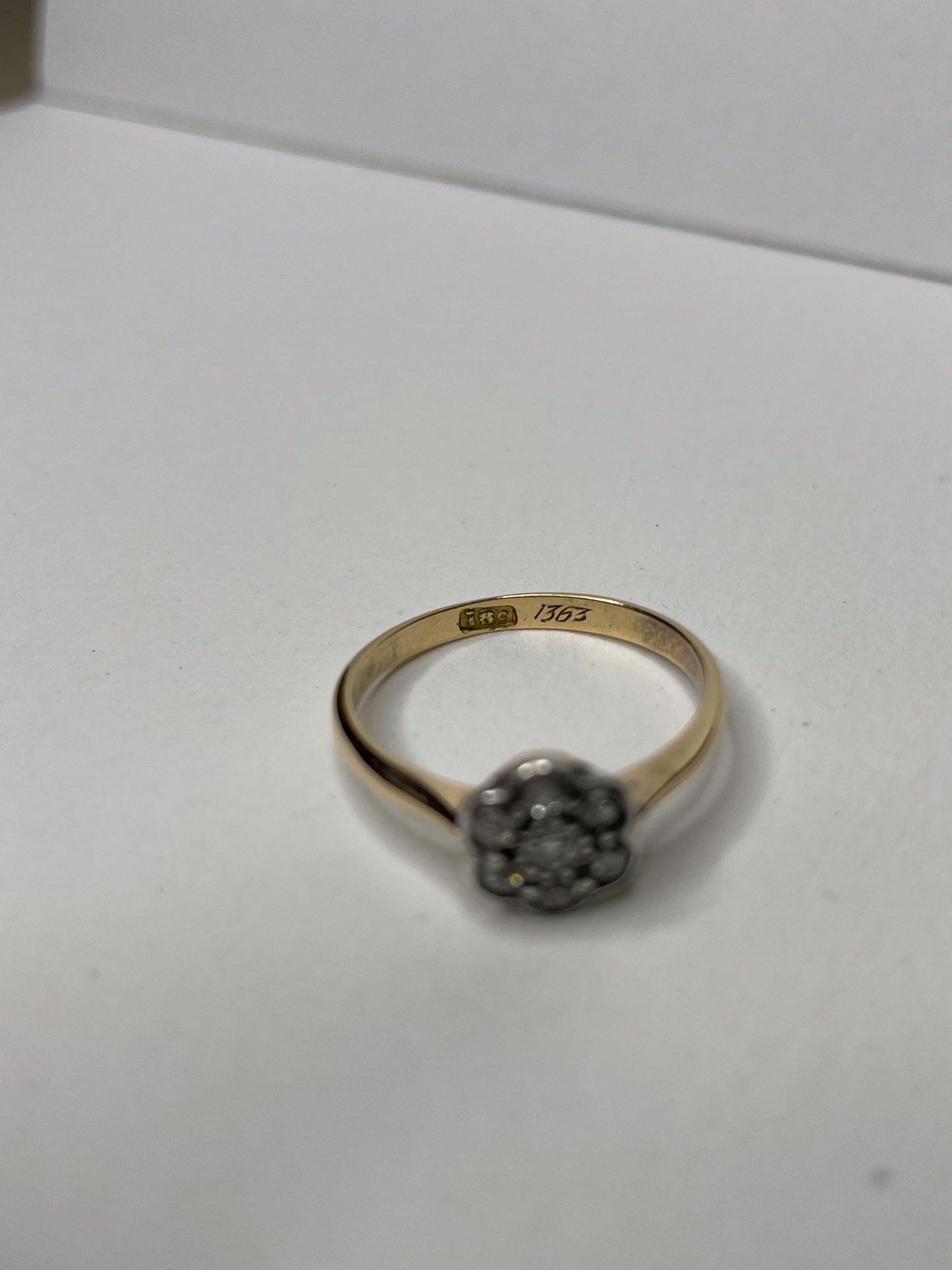 Diamond Daisy Set Ring