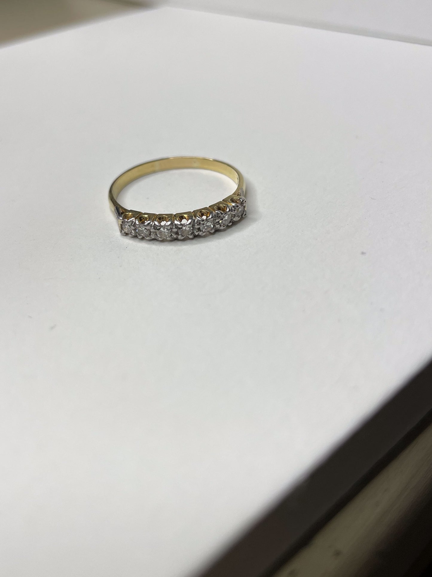 Diamond Half Hoop Ring