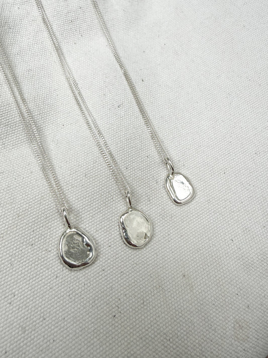 Mini Ripple Pendant Necklace