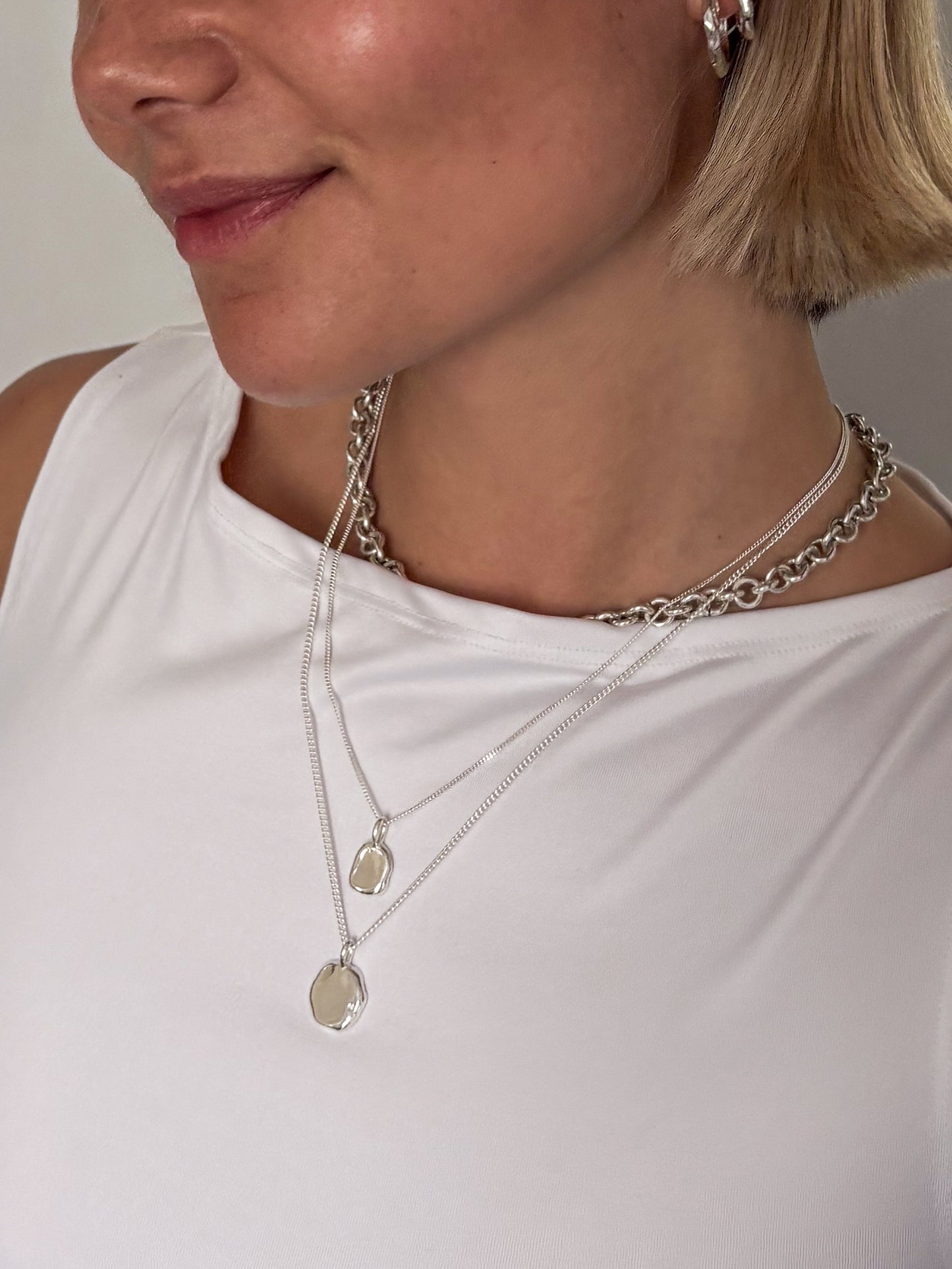 Ripple Pendant Necklace