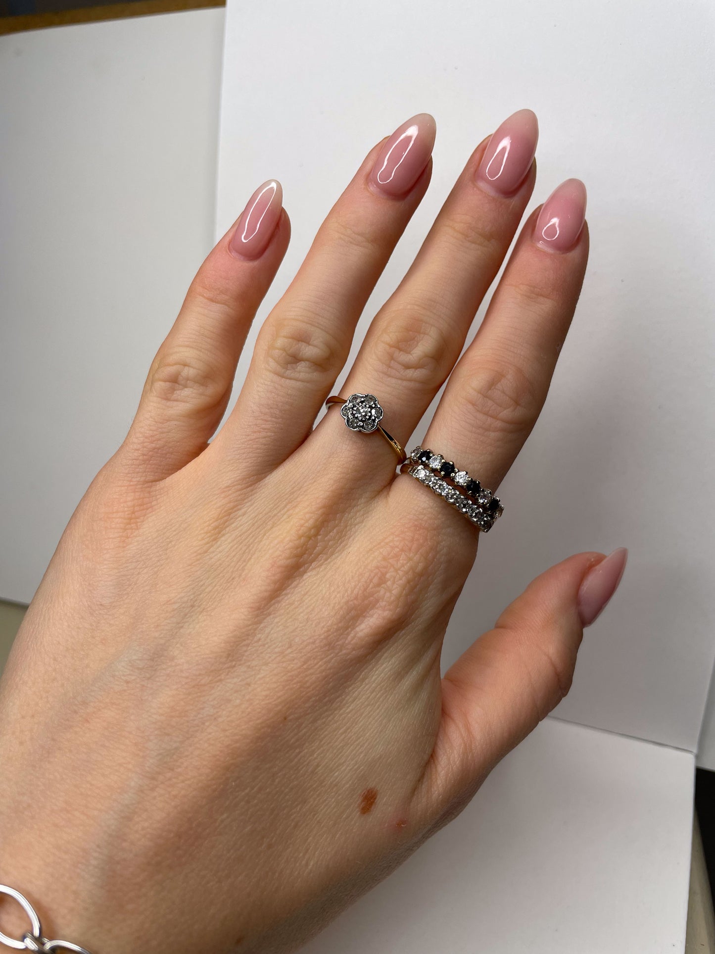 Diamond Daisy Set Ring
